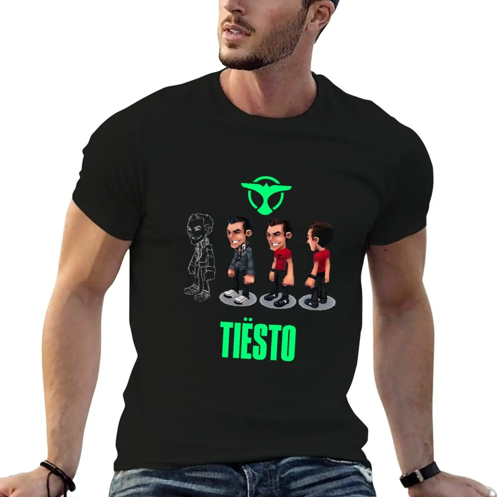 Фото Футболка Lethal Tiesto, удобная базовая футболка с круглым вырезом №1