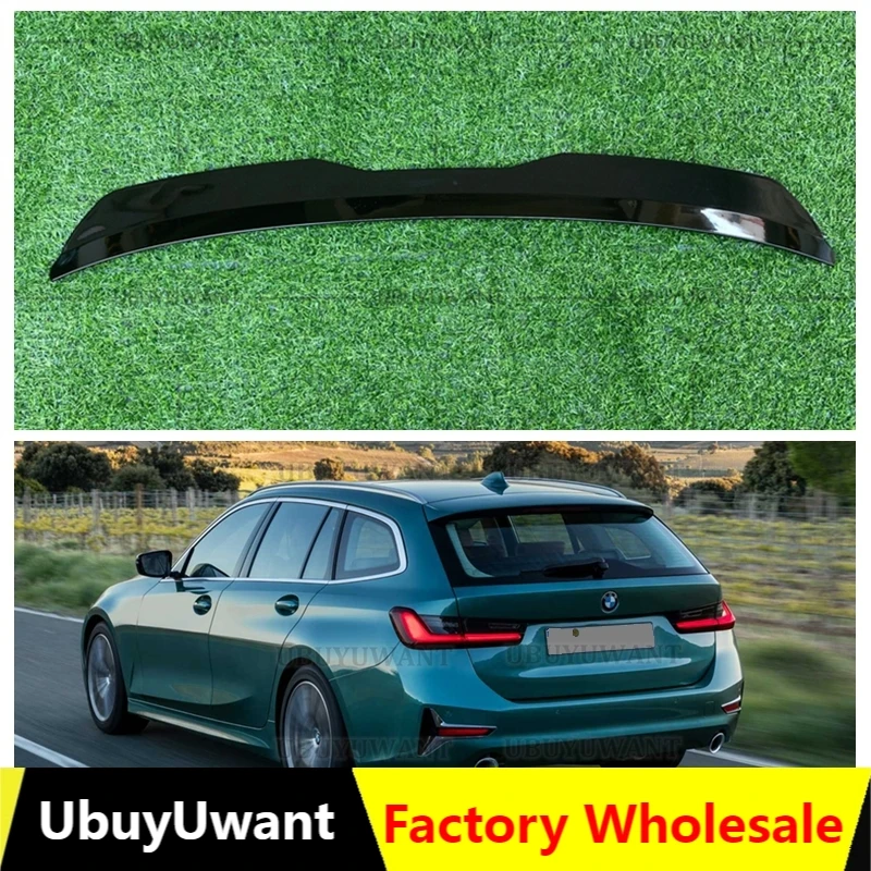 UBUYUWANT Lip Spoiler Cap For BMW 3 Touring G21 M-Pack 2018 -  High Quality ABS Plastic Car Tail Trunk Wing Rear Roof Spoiler