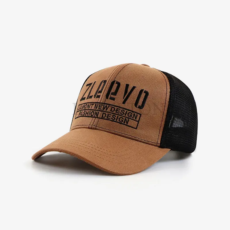 

Men's Baseball Hats Summer Breathable Mesh Trucker Caps Women Casual Gorras Mujer Sun Hat Fishing Man Cap