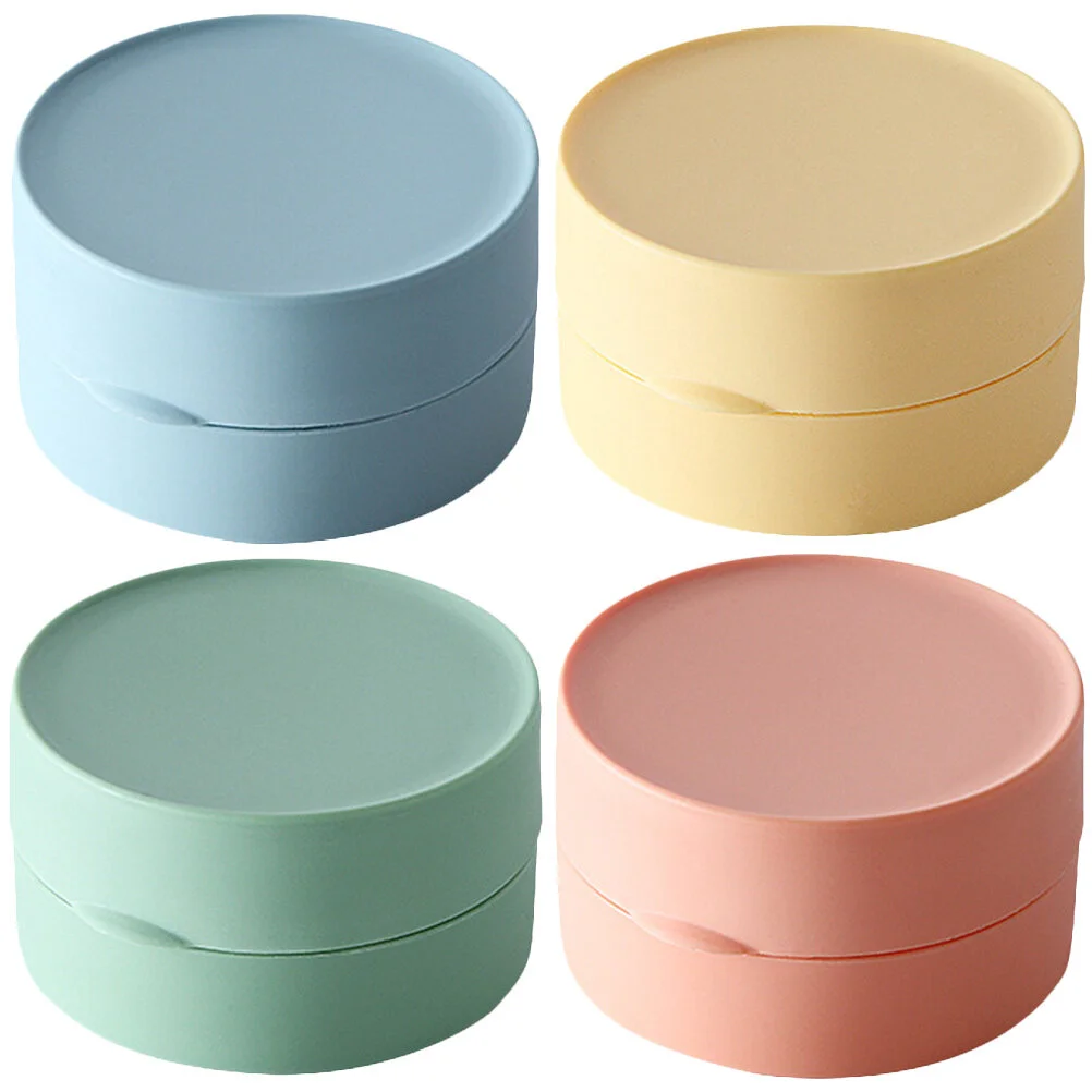 

4 Pcs Sponge Box Soap Drain Holder Bathroom Supply Detachable Travel Shower Dish Soundbar Bracket Dispenser Toilet