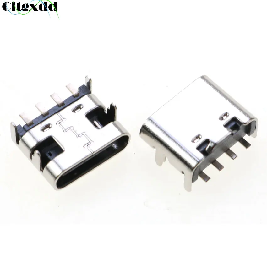 4 контакта тип C разъем SMT коннектор Micro USB Тип 3 1 женское размещение SMD DIP для