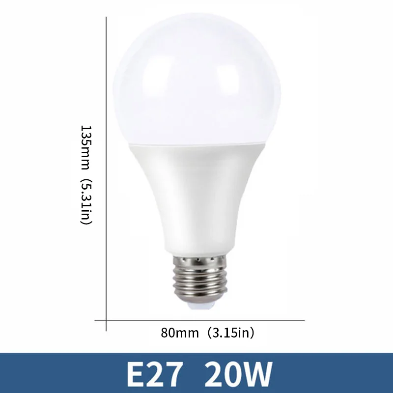 Светодиодные лампочки E27 E14 3-20Вт набор из 10 штук