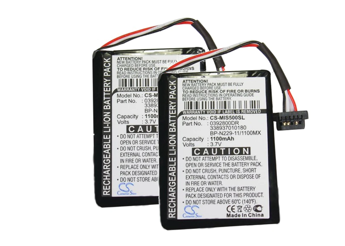 

2 шт., аккумулятор 1100 мА для Mitac Mio Moov S500, Mio Moov S556 0392800DR, 338937010180, BP-N229-11/1100MX