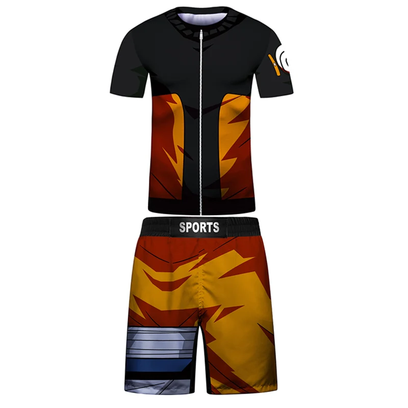 Детский комплект из футболки и брюк для джиу-джитсу Rashguard ММА кикбоксинга детские