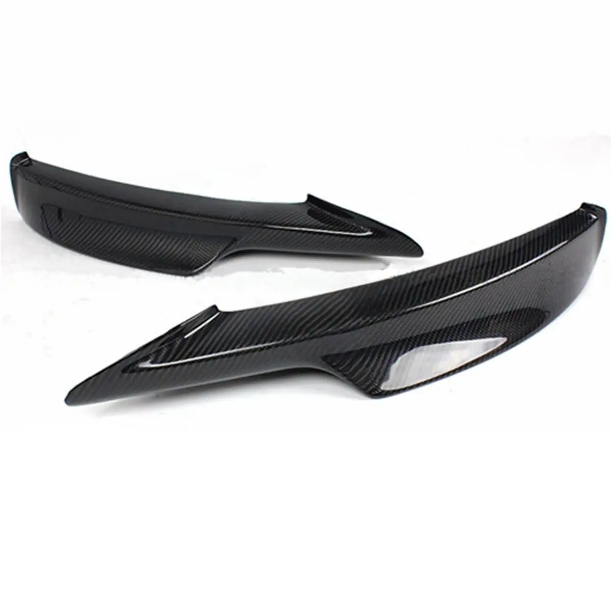 

E90 Bumper Lip Real Carbon Fiber Car Front Bumper Splitter Lip Diffuser Spoiler For BMW E90 335i 328i LCI M-Tech Bumper 2009-12