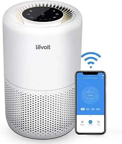 

Air Purifier for Home Large Room, Smart WiFi Alexa Control, H13 True HEPA Filter for Allergies, Removes 99.97% of Pollutants, Co