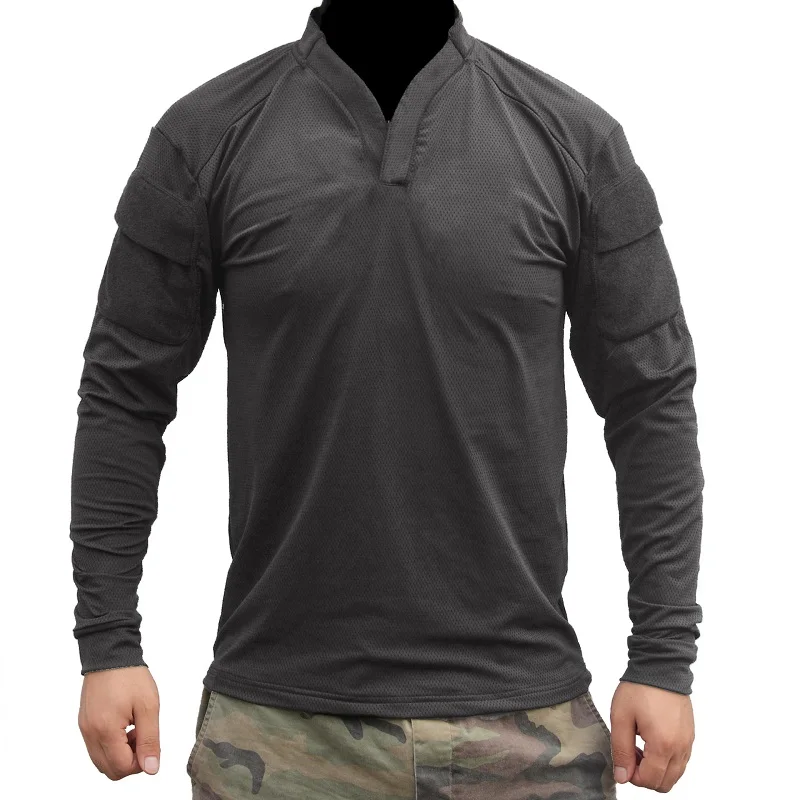 VS Tactical T-Shirt Military Fan Outdoor Quick-Drying High-Elastic Military Training Cs Hunting T-Shirt Long-Sleeved