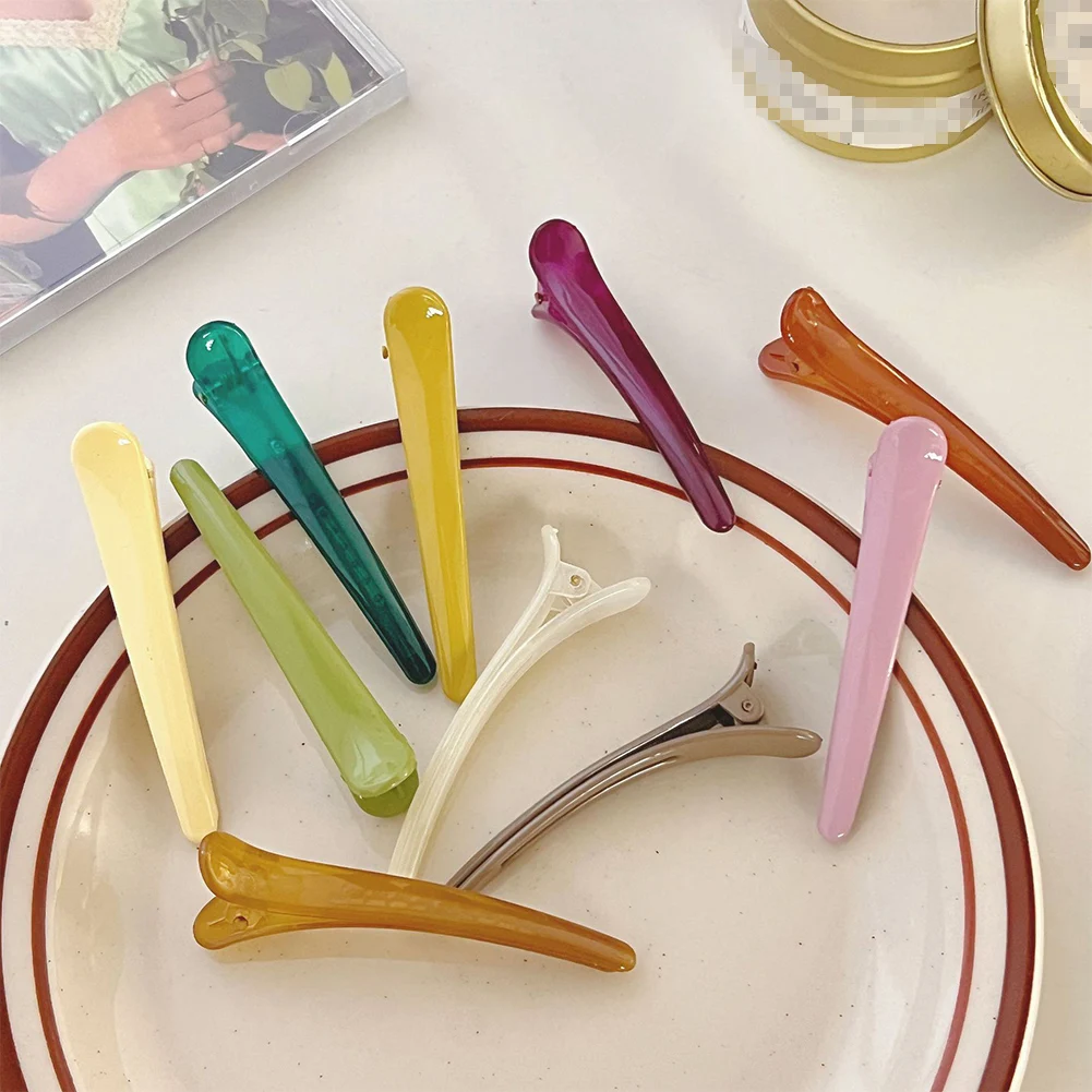 

5pcs Plastic DIY Hair Care Hair Clamp Clip Face Wash Hairpin Hair Clip Hairpins Hairdressing Salon Hairpins