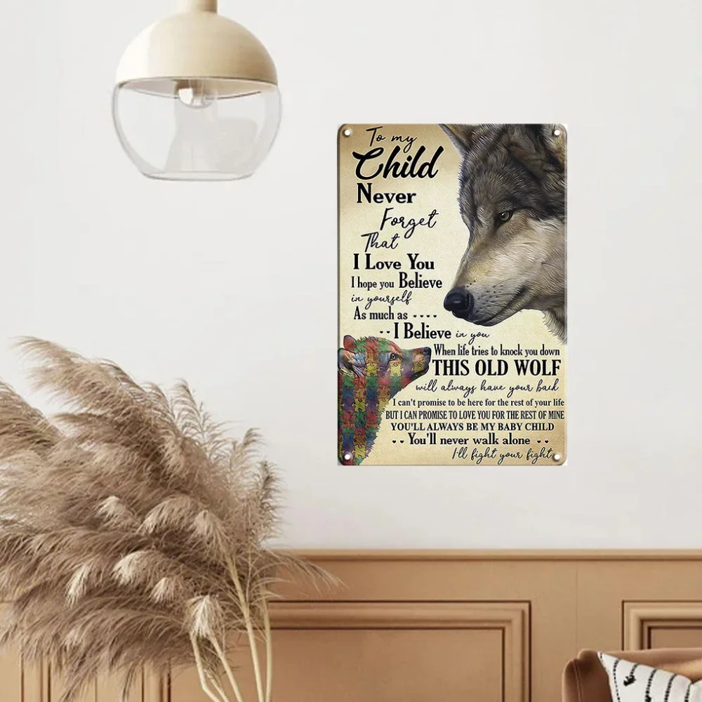 Моя Красивая дочь Жираф металлический жестяной знак плакат доска для дома Бар