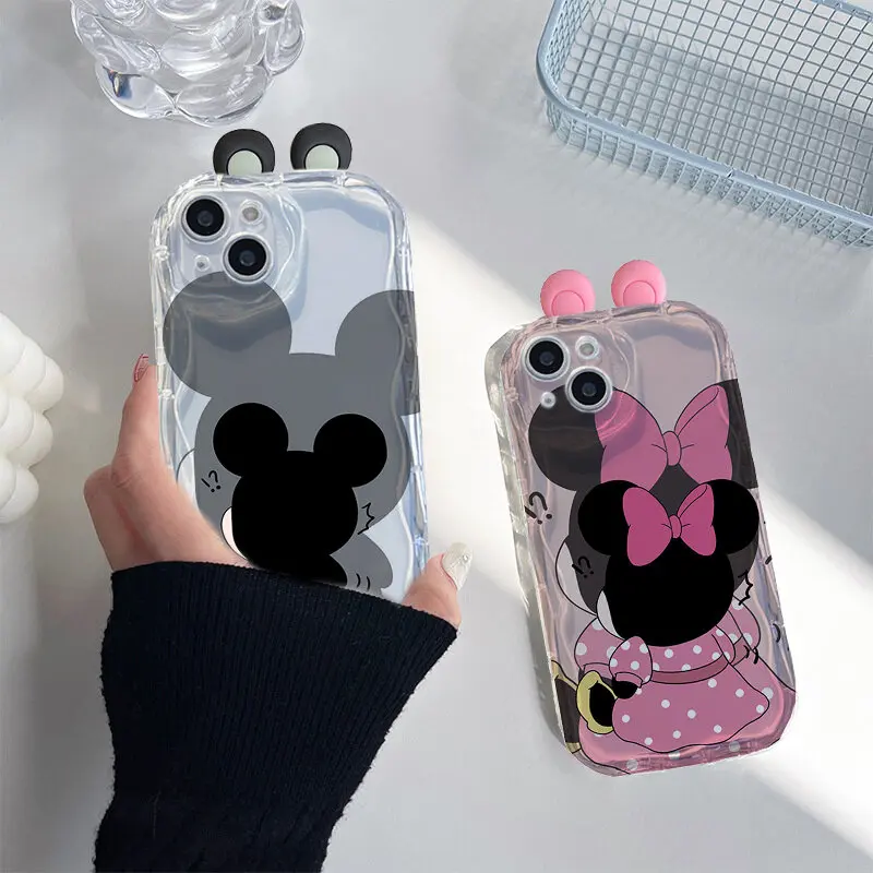 Милый чехол с 3D ушками и игрушкой Минни Стич Винни для Honor 90 Lite Huawei P30 Pro Mate 40 Nova 5t 7 9