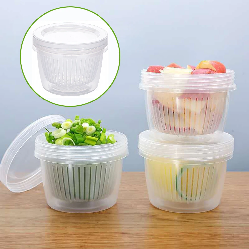 

Кухонная утварь для зеленого лука, контейнер для хранения имбиря и чеснока, пластиковый контейнер для слива фруктов, органайзер, коробка