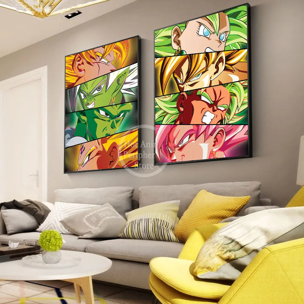 Креативная Картина на холсте аниме Наруто супер Драконий жемчуг Z роли