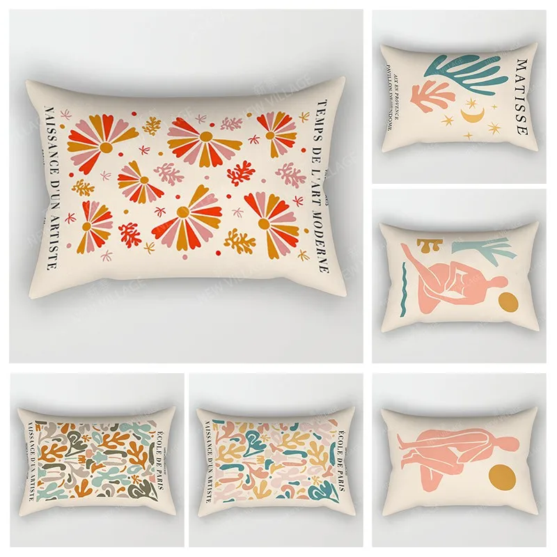 

Nordic fall home decor 30*50 throw pillow case sofa modern boho living room Cushion cover 30x50cm 40x60*40 plant pillowcase