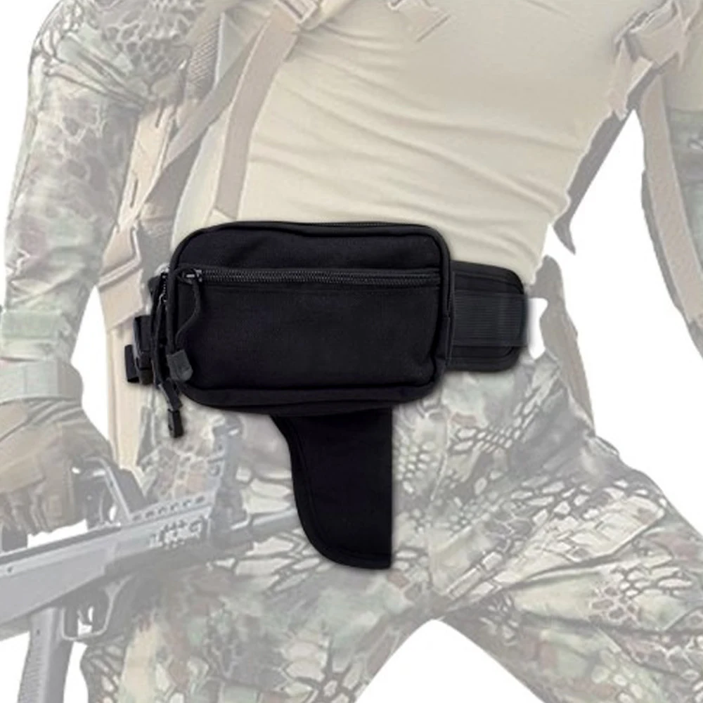 

NEW Tactical Gun Case Concealed Pistol Pouch Carry Waist Bag Portable Handgun Holster Soft Pistol Cases
