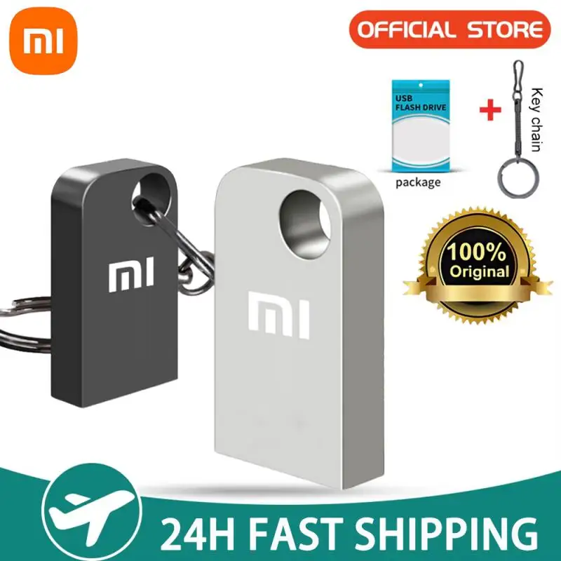 XIAOMI USB 3.0 флэш-накопитель 2 ТБ высокоскоростной 1 металлический водонепроницаемый