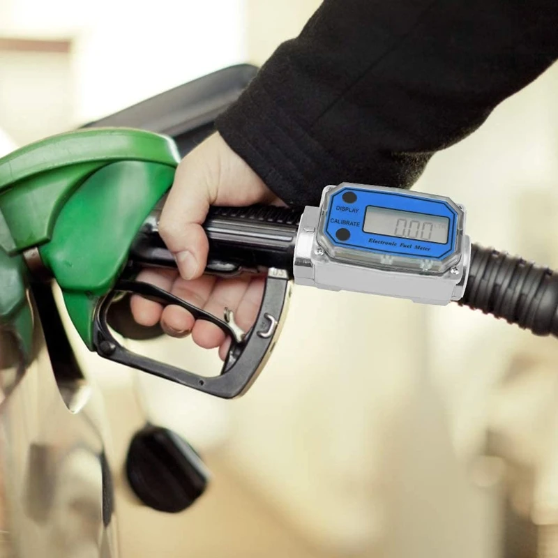 

Turbine Digital Oil Fuel Flow Meter Stainless Steel Mini Digital Turbine Flowmeter Die sel Fuel Flow Meter for Industry 85WC