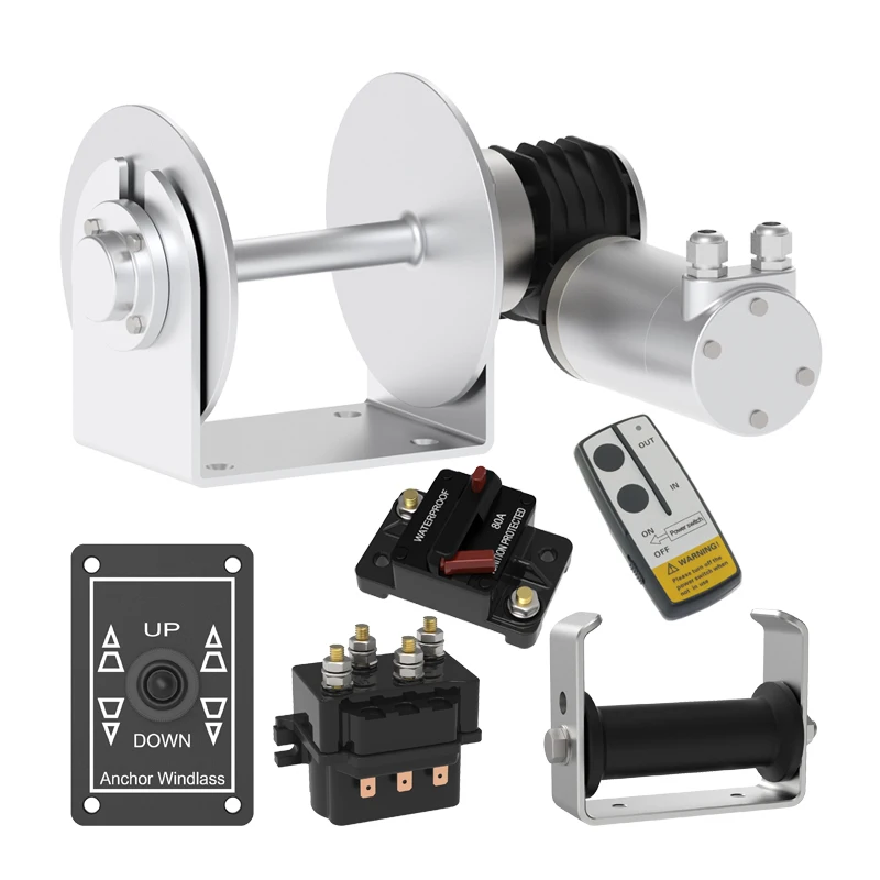 MX1.T3201 Hiniu Marine 600 Вт/12 В электрическая анкерная лебедка беспроводной переключатель