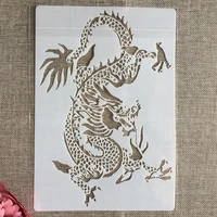 2618cm chinese dragon diy layering stencils painting scrapbook coloring embossing album decorative template