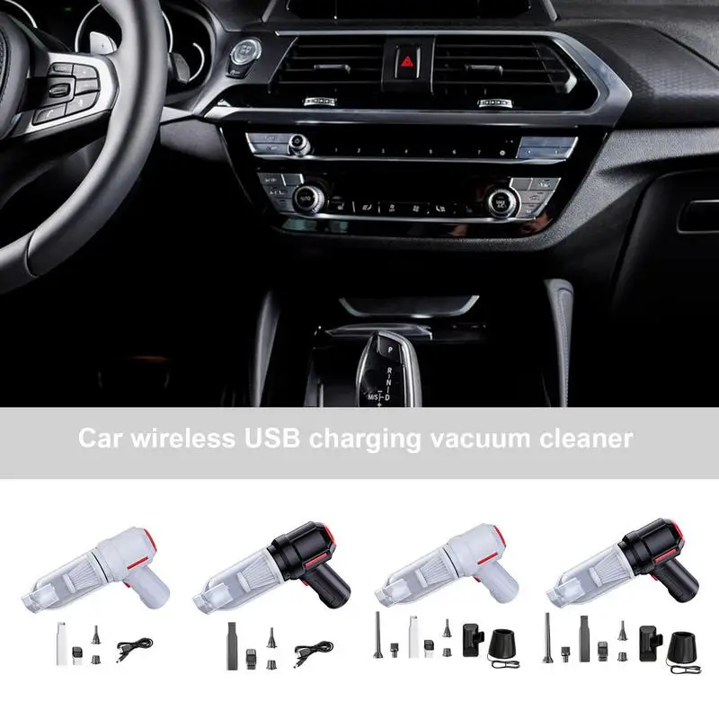 

Portable Car Vacuum Cleaner 120W USB Rechargeable High Power Airtight Cleaning Devices Wireless Handheld Vacuum Cleaner for cars
