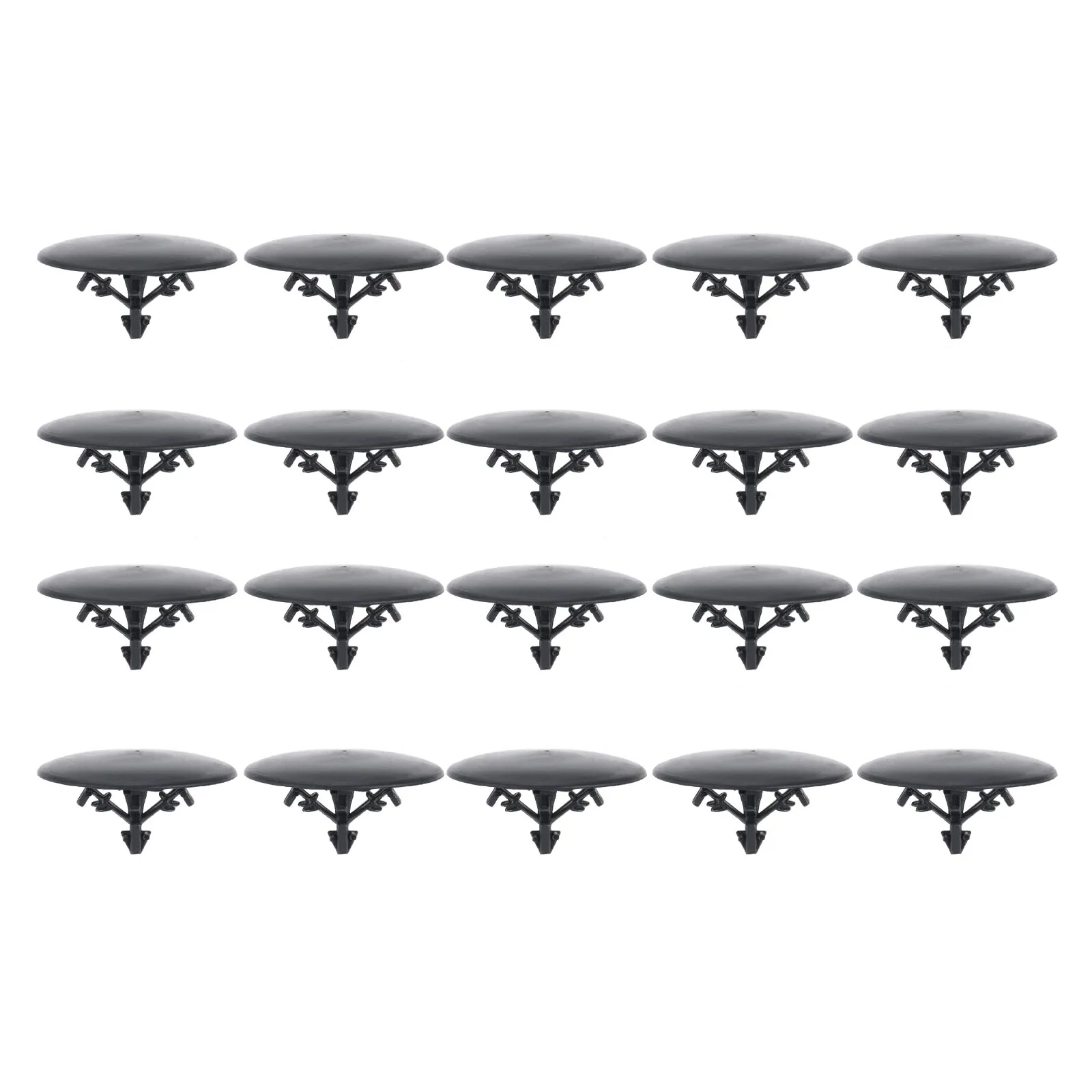 

20 шт. черные пластмассовые зажимы, нейлоновый фиксатор изоляции капота, автомобильные аксессуары для Honda Civic CR-V FIT Accord Odyssey