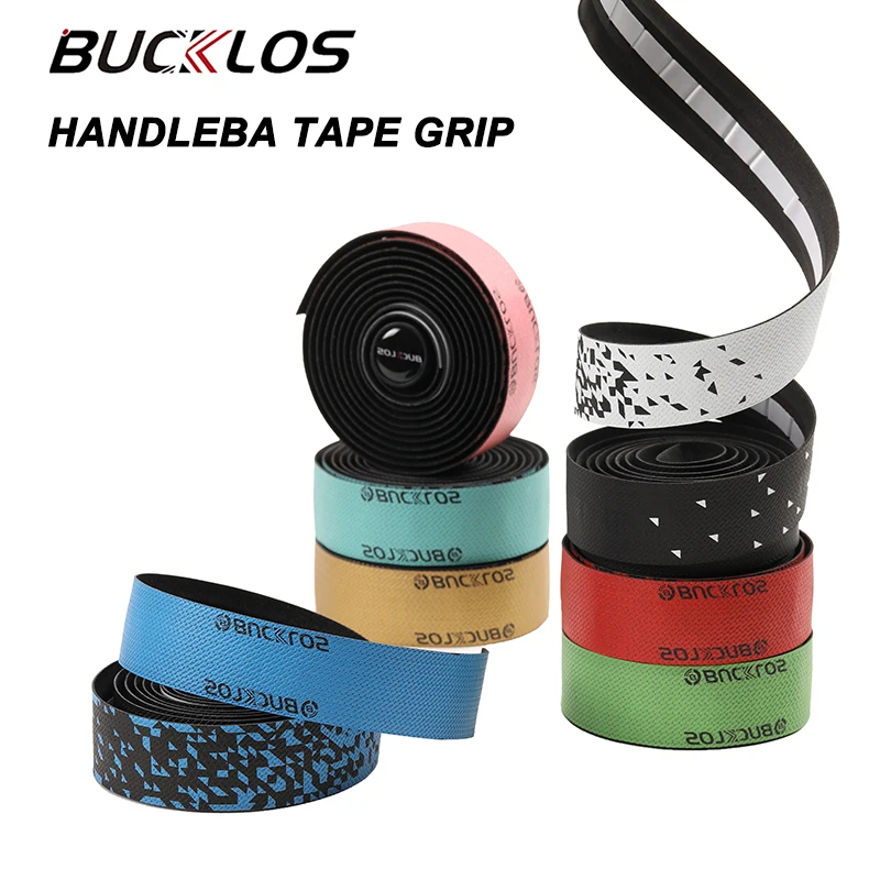 

Bucklos Bent Handlebar Tape Road Bike Tapes Cycling Accessories Bicycle Handle Bar Strap PU EVA Wrap Shock Absorption