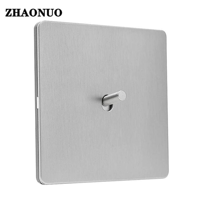 Настенный выключатель из нержавеющей стали 1-4 клавиши |