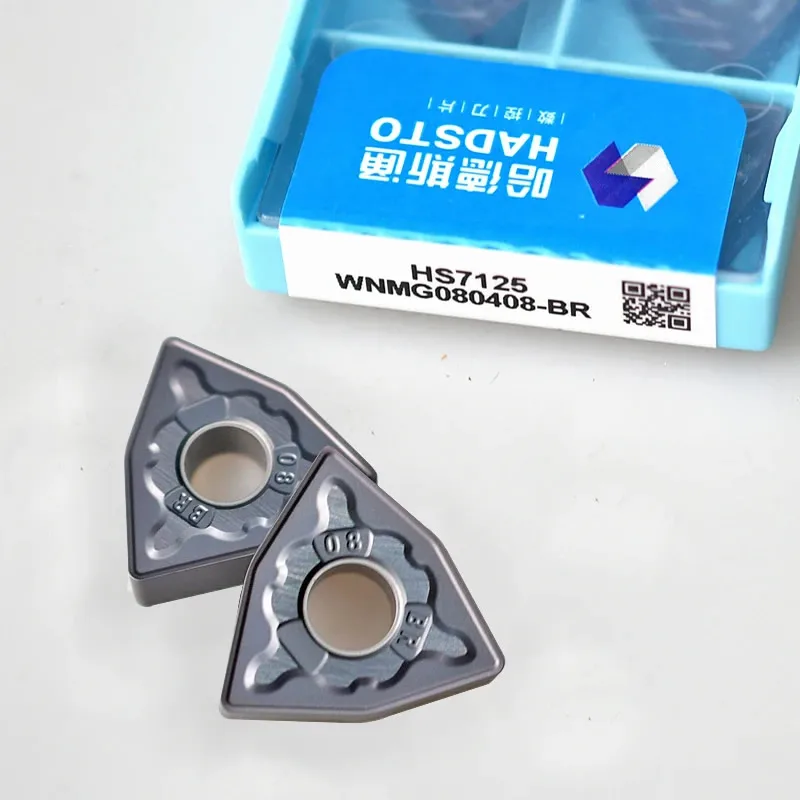 10 шт. 100% оригинал WNMG WNMG08 080408 080412 BR HS7125 HS7120 Токарный станок с ЧПУ Вставки из карбида