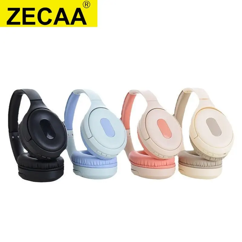 Фото ZECAA Складные ANC Bluetooth беспроводные наушники с басовым звуком 5,4 наушники-вкладыши спортивные видеоигры басовые наушники №1