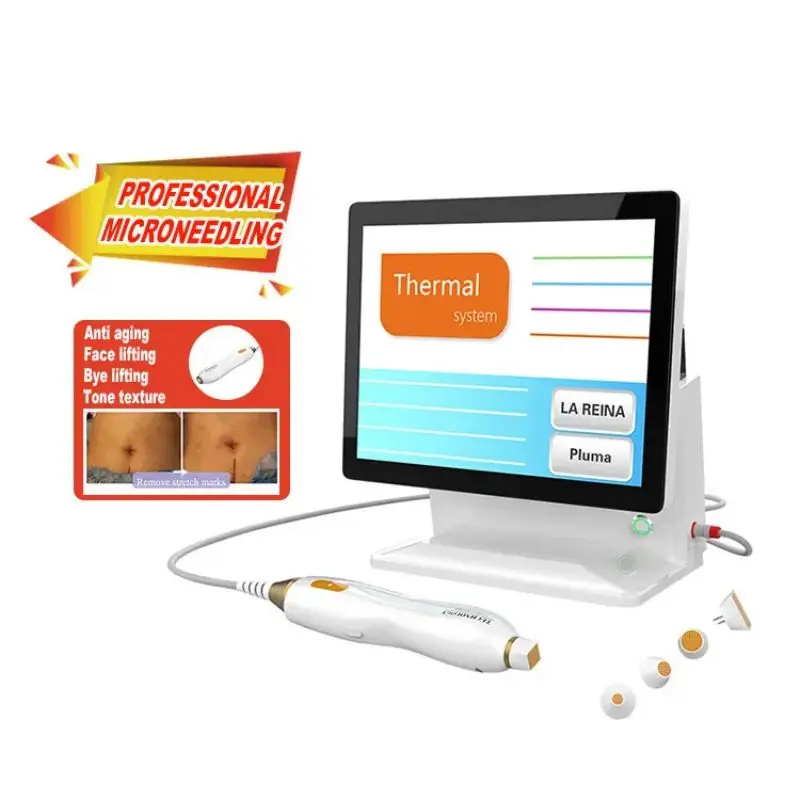 

RF Microneedling Face Lifting Wrinkle Removal Skin Rejuvenation Antiaging Strech Mark Treatment Professional Beauty Salon Device