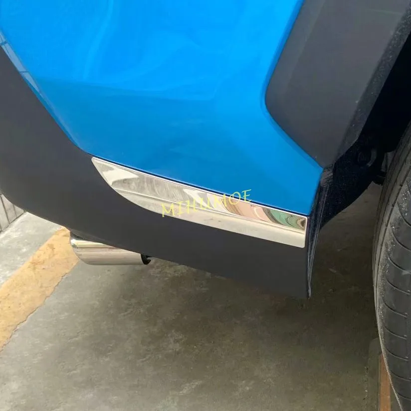 Для 2019-2024 Toyota RAV4 Suzuki Across нержавеющая сталь Автомобильный задний бампер боковой