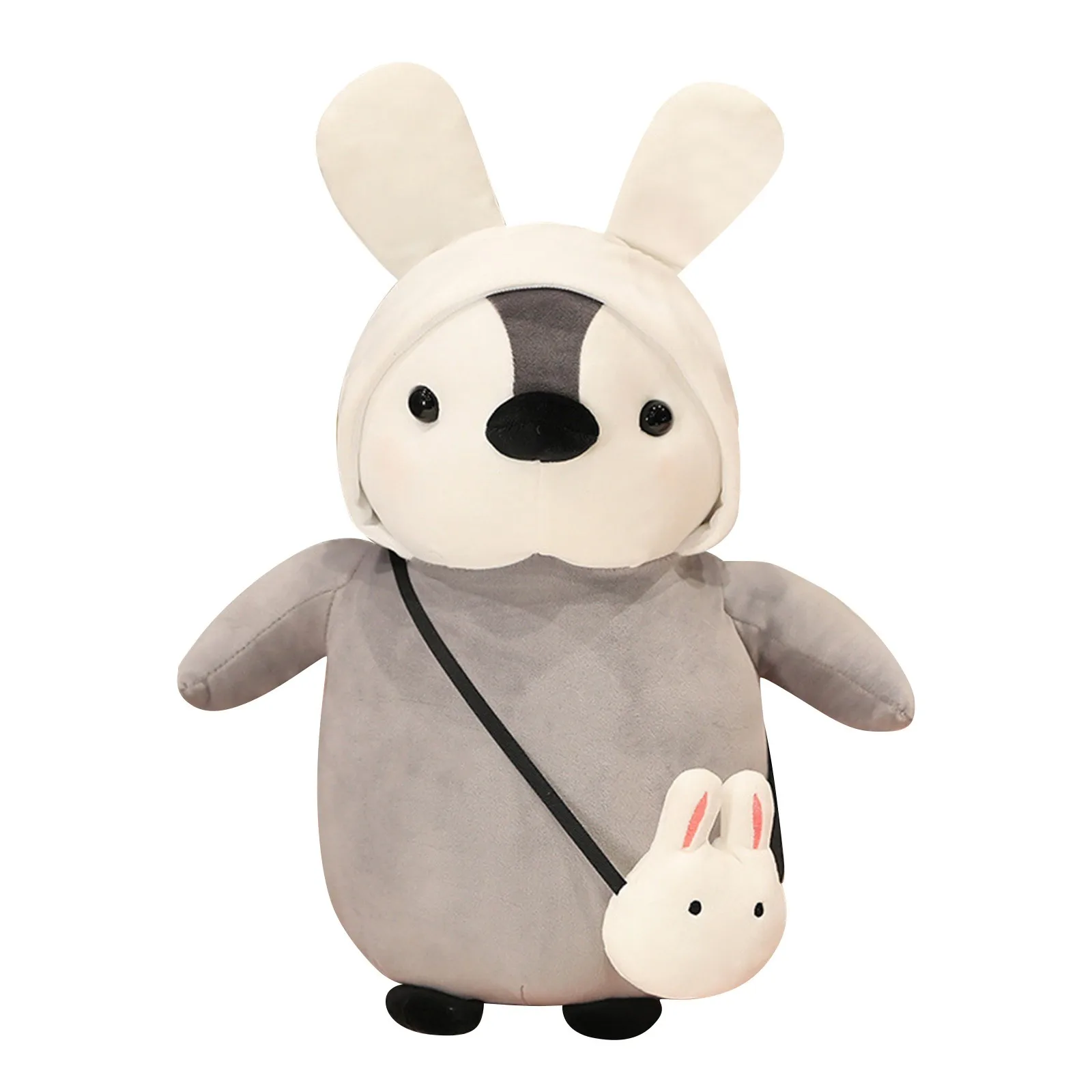 25CM Kawaii Cartoon Mollusk Penguin Cosplay Plush Cross-dress Rabbit Strawberry Frog Toys Gifts For Girlfriend Kids Christmas - купить по