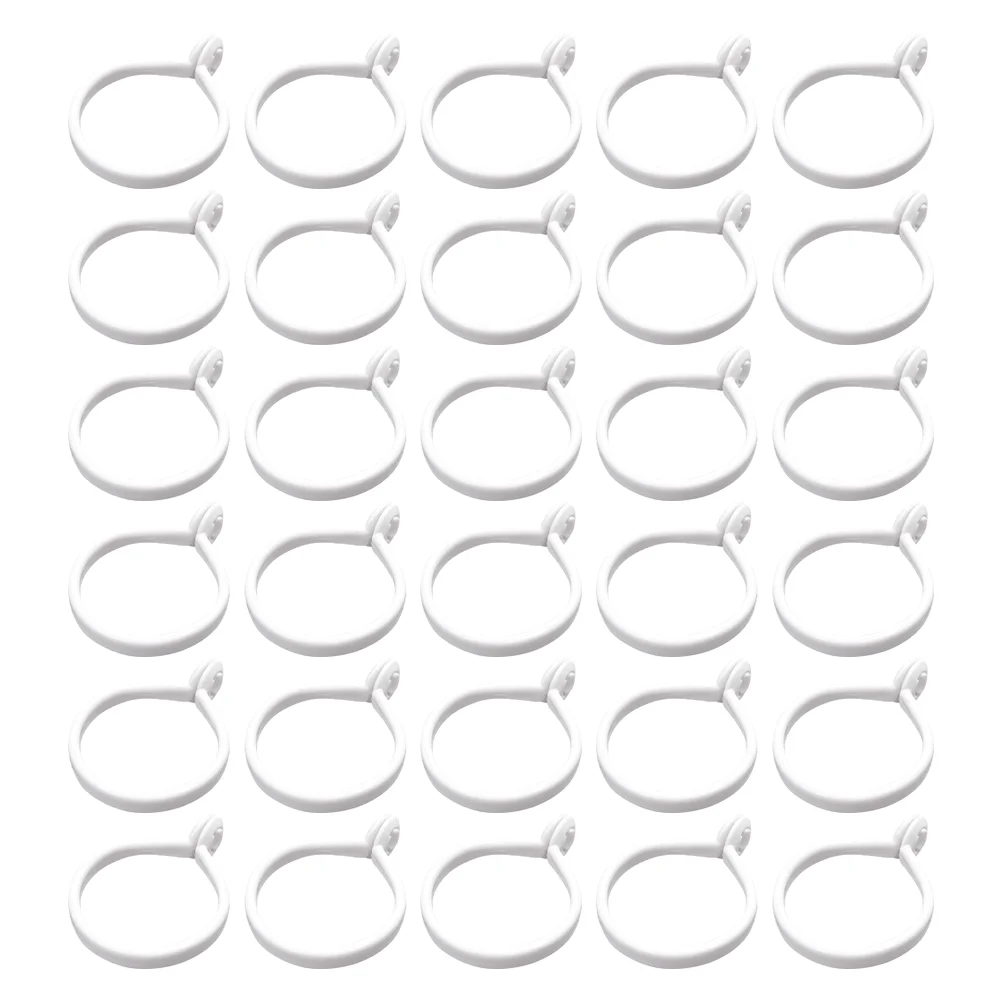 

Curtain Rings Shower Hook Hooks Ring Bathroom Hangerrod Drapery Sliding Bathtub Roller Glide Clips Buckles Hangers Hanging