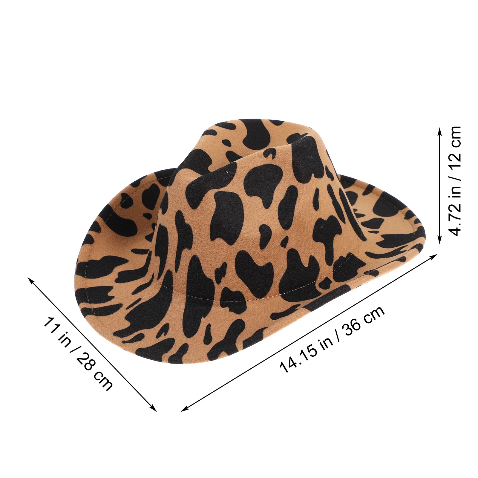 

Уличная одежда, головной убор для косплея на Хэллоуин, декоративные головные уборы, головной убор с коровьим узором, модная одежда, рыбацкая Солнцезащитная шляпа, реквизит, ковбойская шляпа