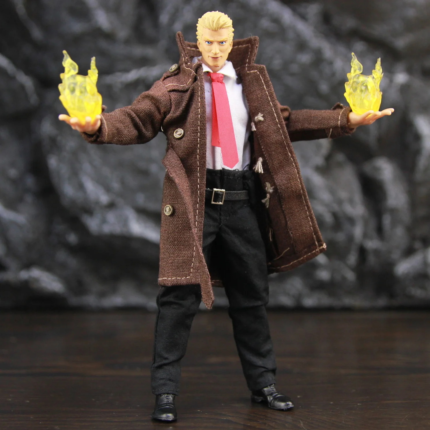 Wind Coat Black Suit 1:12 1/12 One:12 Clothing Toys Doll Model