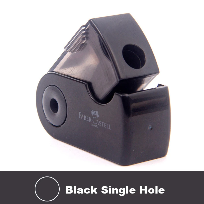 

Faber Castell мини точилка для карандашей двойное отверстие черный/красный/синий