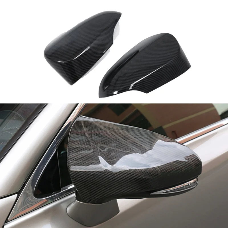 

Car Rear View Wing Mirror Cover For Toyota C-HR CHR Carbon Fiber Style Trim Look Side Wing Mirror Cover Caps Car Accessories