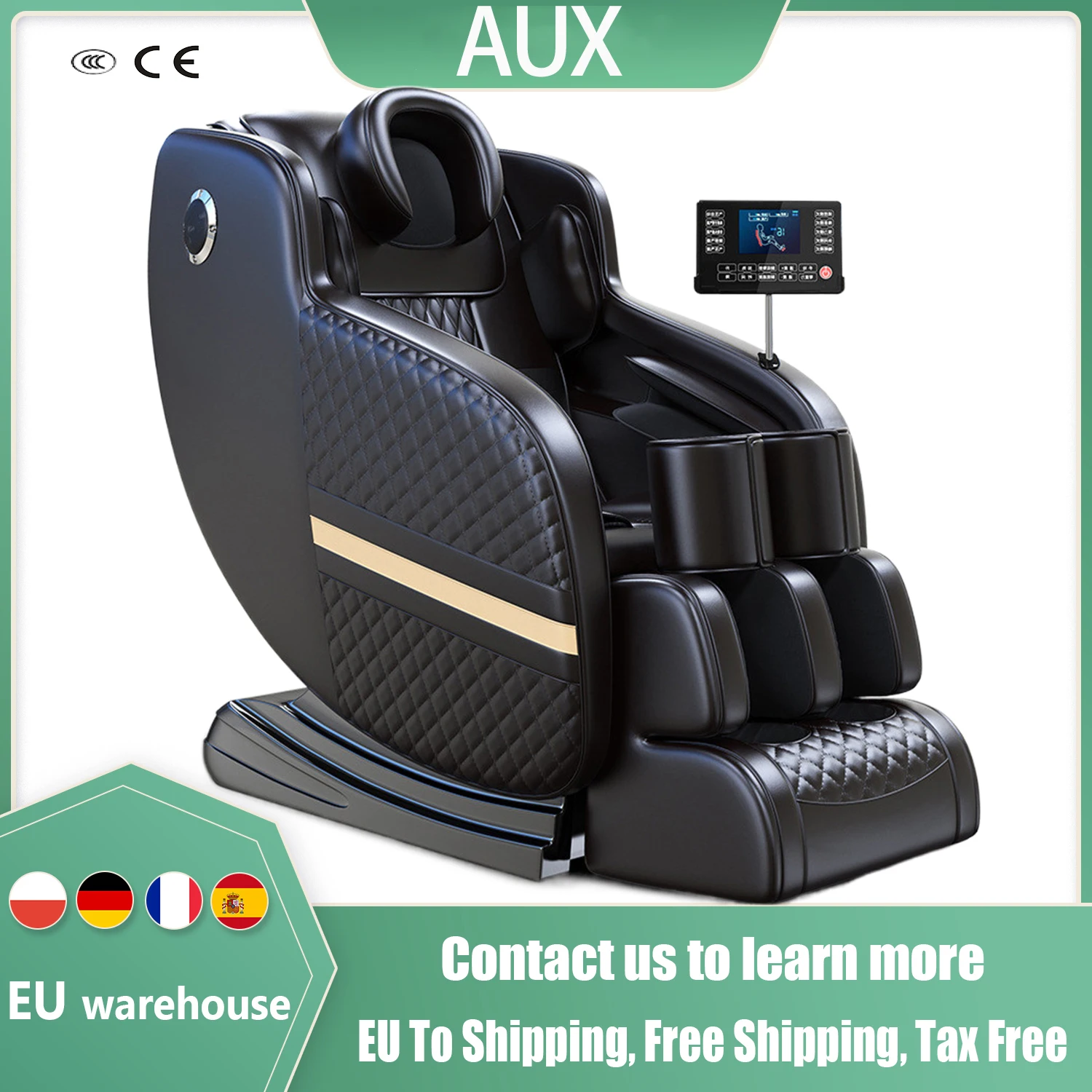 

i1 Luxury Massage chair,Professional foot Hot compress,Zero-gravity sofa, Smart massager, LCD touch control chair