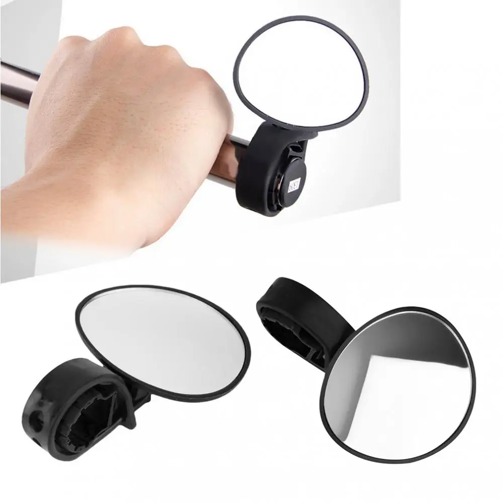 

Adjustable 360 Degree Rotatable Bicycle Bike Safety Handlebar Rear View Mirror Bike Mirrors Mutifuctional Durable Stable Mirrors