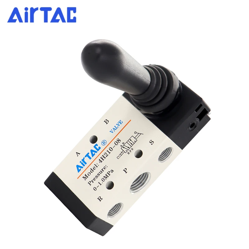 Фото AirTAC Original 4H210-08 4H310-10 4HA310-15 4H230C-08 4HA330C-15 Воздушный ручной обратный регулирующий клапан Пневматический ручной рычажный клапан №2