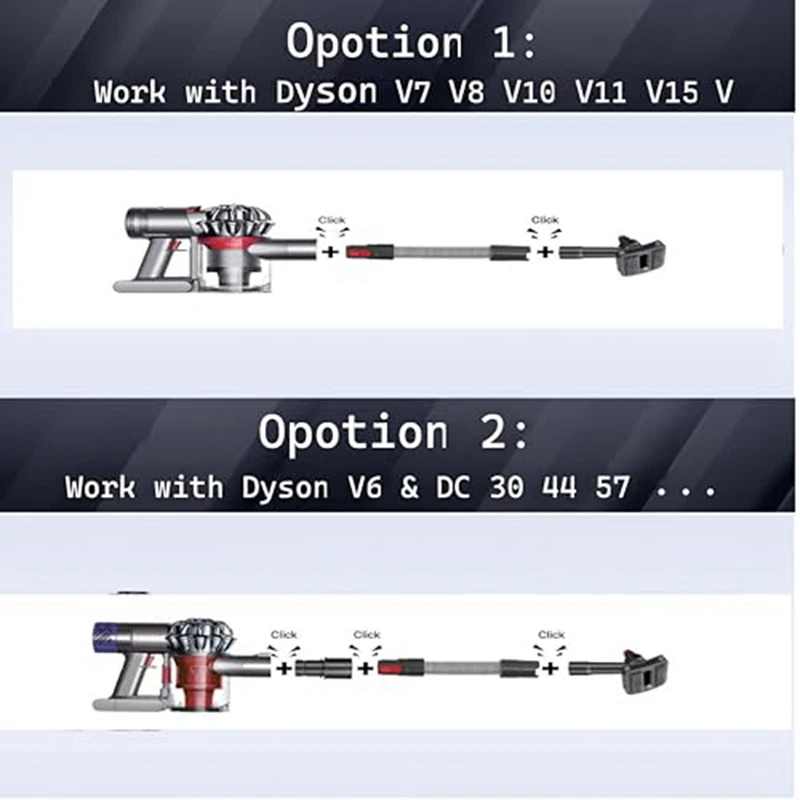 Набор щеток для собак и женихов средних длинных Dyson V6 V7 V8 V10 V11 V12 V15 вакуумный