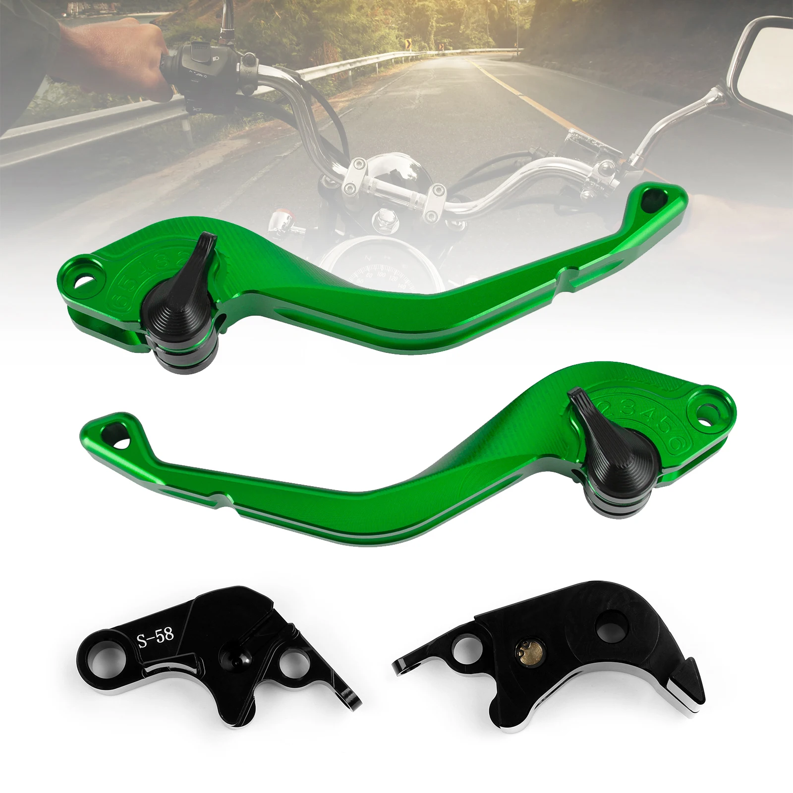 

Короткий рычаг тормоза сцепления Areyourshop CNC подходит для Suzuki GSXR600 750 06-10 GSX-S1000/F 2015 аксессуары для мотоциклов