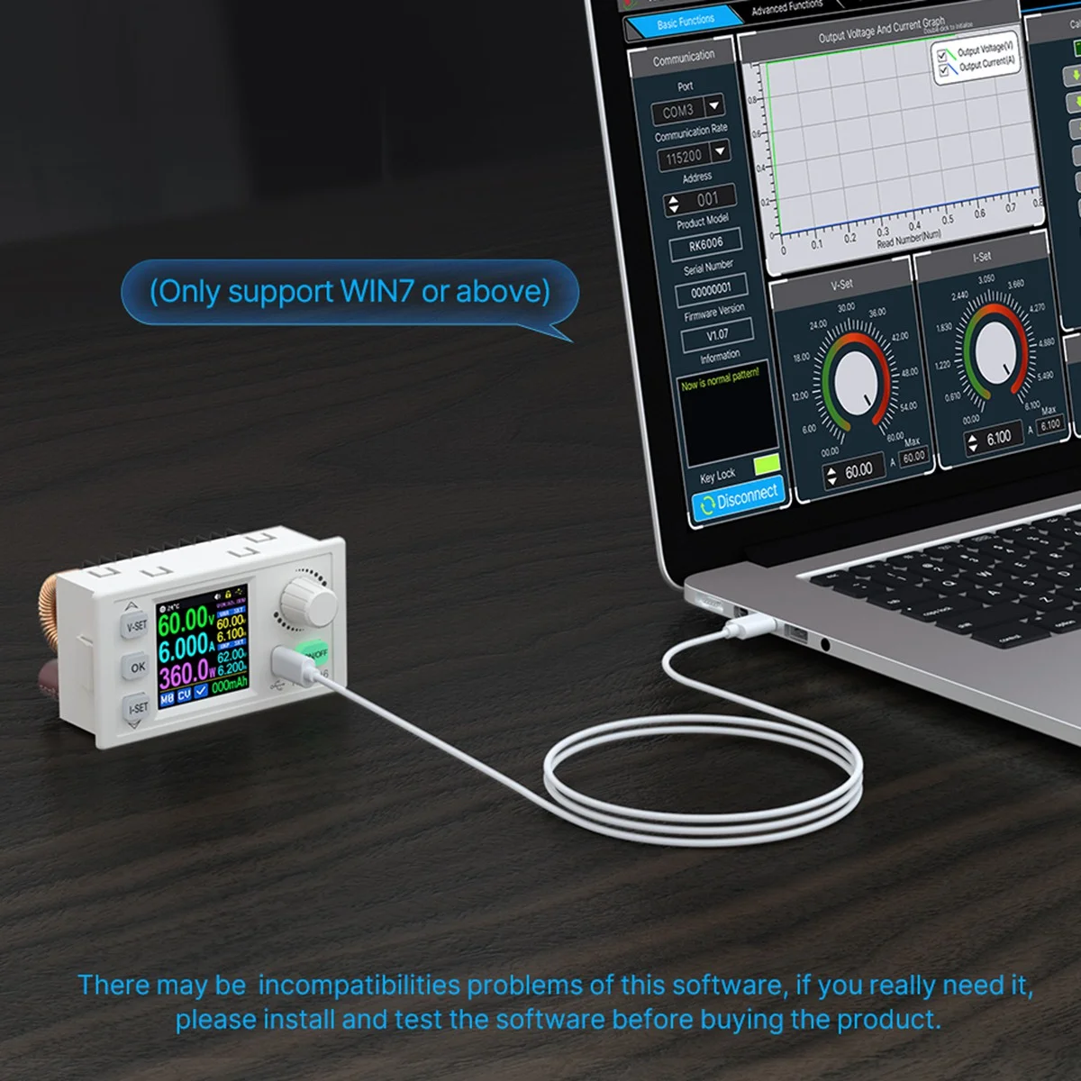 Регулируемый понижающий преобразователь напряжения постоянного тока в