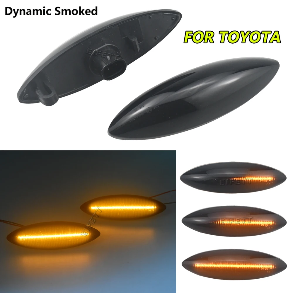 

1 пара для Toyota YARIS ECHO VIOS LIMO NLP10 SCP10 SCP12 2000-2005 динамический светодиодный индикатор, боковой габаритный сигнальный светильник, лампа крыла