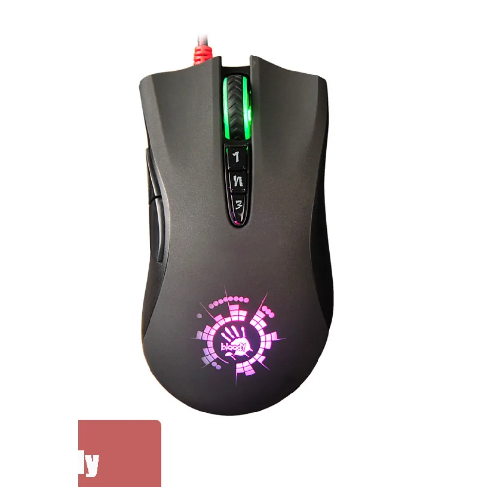 Проводная игровая мышь Bloody A91 USB FPSProgramming противовес блокировка для правой руки