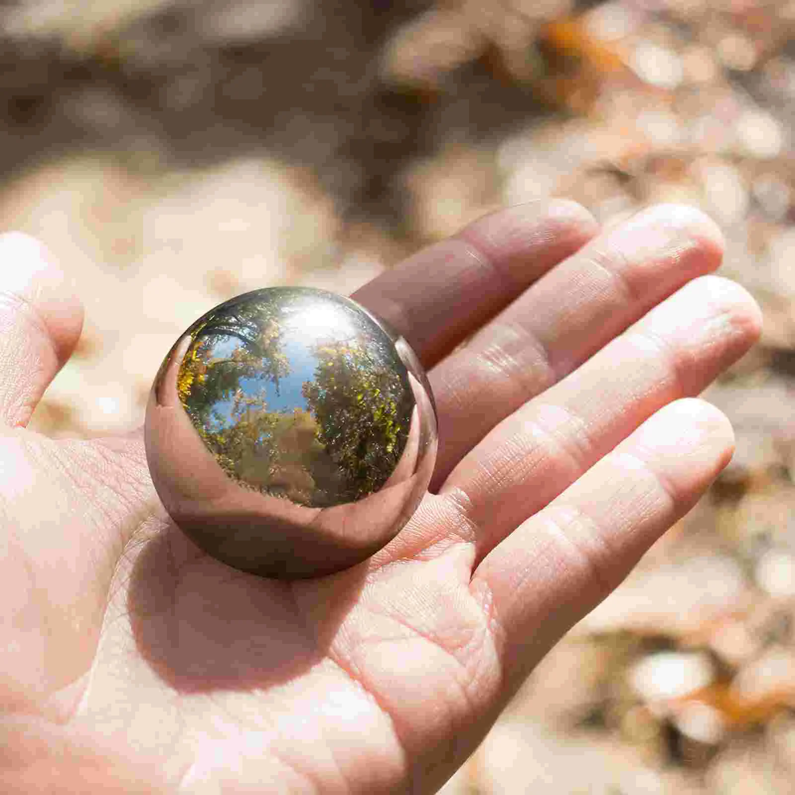 6 шт. садовый отражатель зеркало настенный декор шары украшают полые из