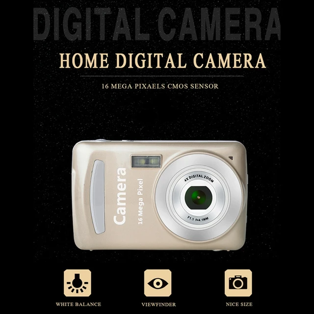 Digital Camera,Portable Cameras 16 Million HD Pixel Compact Home Digital Camera For Kids Teens Seniors 5