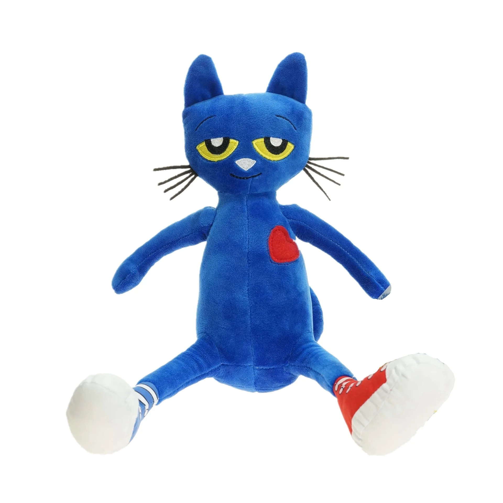 

30 см, плюшевая игрушка «Pete The Cat», детская мягкая кукла-Зверюшка, подарок для детей, синяя кошка с белой обувью, искусственная кукла