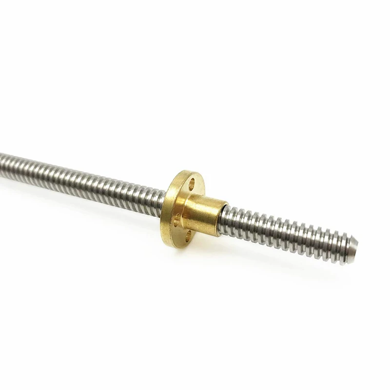 Свинцовый винт для 3D-принтера 8 мм шаг 2 вывод 200 250 300 350 400 450 500 с гайкой Reprap