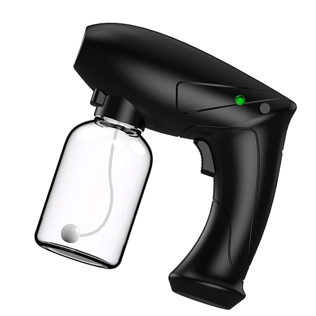 

300ML Portable Electric Sanitizer Sprayer Blue Light Rechargeable Nano Steam Water Spray Gun Home Disinfection Machine Atomizer