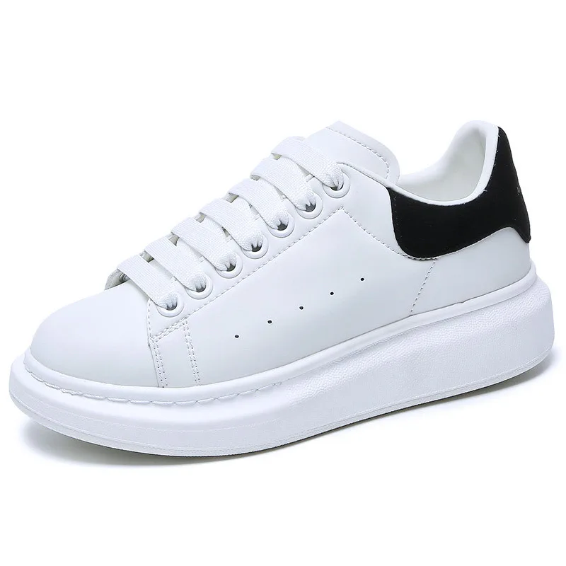 Кроссовки McQueen из натуральной кожи для мужчин и женщин роскошные дизайнерские